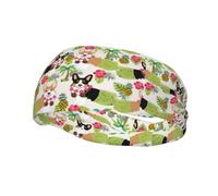 Corgi - Banda deportiva elástica con estampado de piña tropical hawaiana para hombres y mujeres, para correr, baloncesto, gimnasio, más banda para el sudor