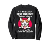 Corgi Best Dog Mom Dogs Lovers Funny Mothers Day Sudadera