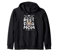 Corgi Best Dog Mom Dogs Lovers Funny Mothers Day Sudadera con Capucha
