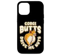 Corgi Butts Drive Me Nuts Funny Corgi Dog Lover Carcasa para iPhone 12/12 Pro