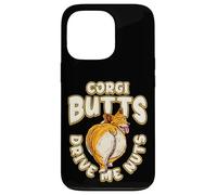 Corgi Butts Drive Me Nuts Funny Corgi Dog Lover Carcasa para iPhone 13 Pro