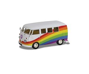 Corgi CC02739 Volkswagen Campervan, Paz, Amor y Arco Iris Clásico