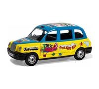 Corgi- The Beatles Hello, Goodbye London Taxi 1:64 Diecast Display Model Car Corazón CC85930 EA Hola, adiós', Multicolor, Color