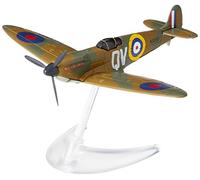 Corgi CS90650 Modelo Fundido a presión Flying Aces Supermarine Spitfire, Verde y marrón