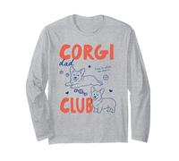 Corgi Dad Club Corgi Dog Owner New Dog Dad Fathers Day Manga Larga