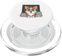 Corgi Dog Art Teacher Enseñanza Enseñar a los Maestros de Arte PopSockets PopGrip para MagSafe