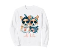 Corgi Dogs Sweet Will Bite Savage, descarado y Lindo Humor Sudadera