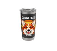 Corgi Ears La Característica Vaso térmico de acero inoxidable de doble pared