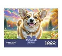 Corgi galés Juego De Puzzle En Familia Una Tormenta De Color Y Desafío - El Regalo Original Que Hará Inolvidable Tu Navidad, Recomendado para +14 70x50cm/1000pcs