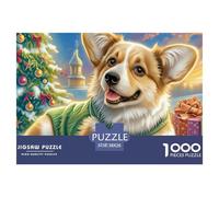 Corgi galés Juego De Puzzle En Familia Una Tormenta De Color Y Desafío - El Regalo Original Que Hará Inolvidable Tu Navidad, Recomendado para +14 38x26cm/1000pcs