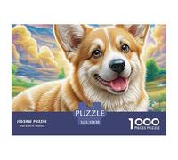 Corgi galés Juego De Puzzle Familiar Una Obra De Arte para Montar En Familia Fascina A Hombres Y Mujeres por Igual (A Partir De 14 Años) 52x38cm/1000pcs