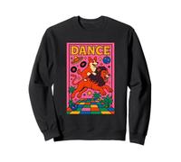 Corgi galés Montando un león Danza Brillante Pop Art Funny Corgi Sudadera