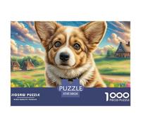 Corgi galés Puzzle para Adultos Desafío Multicolor De Alta Complejidad - El Regalo Navideño Ideal para Un Público Amplio: Mujeres, Hombres, Adultos Y Niños 14+ 38x26cm/1000pcs