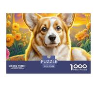 Corgi galés Puzzle para Adultos Obra De Arte Desafiante para Los Sentidos - El Regalo Navideño Que Conquista A Mujeres, Hombres, Adultos Y Niños (Edad Recomendada: 14+) 52x38cm/1000pcs