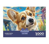Corgi galés Puzzle para Adultos Un Imposible Rompecabezas De Alta Definición - El Regalo Original Y Sorprendente para Esta Navidad, Recomendado Desde 14 Años 52x38cm/1000pcs