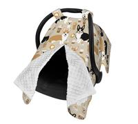 Corgi Gifts - Funda de toldo para asiento de coche de bebé, 39 x 27.5 pulgadas, cubierta de lactancia multiusos para recién nacidos, cubierta de lactancia para madres y lactancia