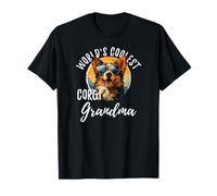 Corgi Grandma Pembroke Welsh Corgi Granddog Camiseta