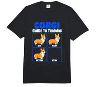 Corgi Guide To Training Funny Corgi Lover Comfort Colors Adult Heavyweight T-Shirt