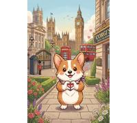 Corgi Heart Hands Journal: Cute Kawaii Corgi Notebook with Heart Hands Cover for Dog Lovers, Notes, Journaling, and Writing
