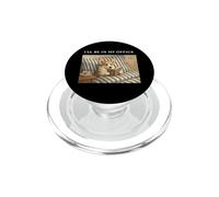 Corgi I'Ll Be In My Office Bookworm Nerd Reader Leer Vintage PopSockets PopGrip para MagSafe