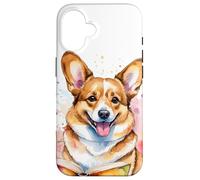 Corgi Leyendo Libro Perro Gracioso Animal Diseño Estampada Carcasa para iPhone 16