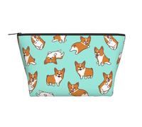 Corgi Lindo Perro, Bolsa de artículos de tocador Bolsa de Maquillaje Bolsa de cosméticos Bolsa de artículos de tocador de Viaje portátil