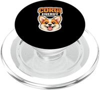 Corgi Lovers Graphic | Los Mejores Juegos de Palabras Divertidos de Corgi Dad Ever PopSockets PopGrip para MagSafe