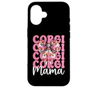 Corgi Mama Mom Pembroke Welsh Corgi Dog Día de la Madre Carcasa para iPhone 16