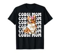 Corgi Mom Mama Pembroke Welsh Corgi Dog Día de la Madre Camiseta
