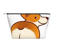 Corgi Perro Gracioso Trasero, Bolsa de artículos de tocador Bolsa de Maquillaje Bolsa de cosméticos Bolsa de artículos de tocador de Viaje portátil