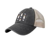 Corgi Perro Pata De Perro Lindo Carbón, Sombreros clásicos para papá, Gorras de Camionero Ajustables, Gorra de béisbol de Malla de Vaquero