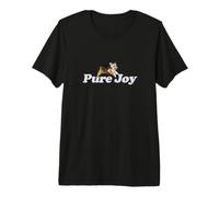Corgi Pure Joy Ilustración Linda Mascota Acuarela Camiseta Premium