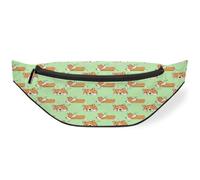 Corgi - Riñonera para perros para mujeres, hombres, niñas, niños, perros durmiendo, riñonera, bolsa de cinturón para viajes, deportes, correr, color, M