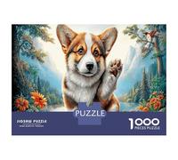 Corgi Rompecabezas Clásico De 1000 Piezas Cartón Reciclado Bosque a orillas del Lago Coordinación Ojo-Mano, Tiempo Libre, Regalo De Cumpleaños para Adolescentes 12+ 52x38cm/1000pcs
