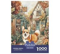 Corgi Rompecabezas Imposible,desafío for Adults Juego Educativo 1000 Piezas Obra De Arte De Juego De para Adultos Y Niños 70x50cm/1000pcs