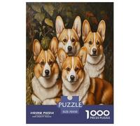 Corgi Rompecabezas Imposible,desafío for Adults Juego EduGatoivo 1000 Piezas Obra De Arte De Juego De para Adultos, Regalos A Partir De 14 Años 70x50cm/1000pcs