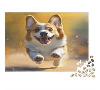 Corgi Rompecabezas Imposible,desafío para Adultos Cute Dog Juego Educativo 1000 Piezas Obra De Arte De Juego De para Adultos Y Niños 1000pcs (75x50cm)