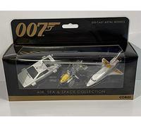 Corgi TY99283 Colección James Bond (Transbordador Espacial, Little Nellie, Lotus Esprit), Blanco