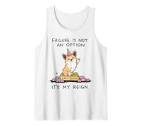 Corgi Último Lugar El Fracaso Es Mi Reino Camiseta sin Mangas