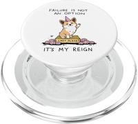 Corgi Último Lugar El Fracaso Es Mi Reino PopSockets PopGrip para MagSafe