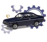 Corgi VA14909 Ford Escort Mk2 RS2000, Azul Medianoche (El Engranaje más pequeño de Richard Hammond) Modelo a Escala Fundido a presión