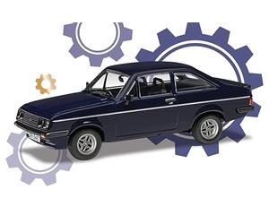 Corgi VA14909 Ford Escort Mk2 RS2000, Azul Medianoche (El Engranaje más pequeño de Richard Hammond) Modelo a Escala Fundido a presión