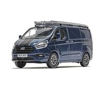 Corgi VA15104 Ford Transit Custom Sport, Coche tragamonedas Azul Cromado