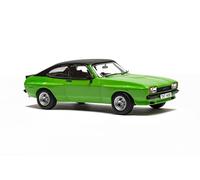 Corgi VA15405 Ford Capri Mk2 30S X-Pack, modelo de fundición a presión verde señal