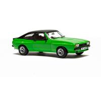 Corgi Vanguards Ford Capri Mk2 3.0 X-Pack Verde Señal 1:43 Modelo Fundido