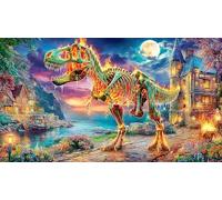 Corgi-with-Bow-in-Fantasy-Landscape Puzzle Familiar 1000 Piezas Educativo Papel Reciclado Desafiante para Adultos Regalo para Hombres 70x50/1000pcs