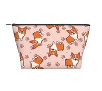 Corgis de Dibujos Animados, Bolsa de artículos de tocador Bolsa de Maquillaje Bolsa de cosméticos Bolsa de artículos de tocador de Viaje portátil