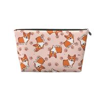 Corgis de Dibujos Animados, Bolsa de artículos de tocador Bolsa de Maquillaje Bolsa de cosméticos Bolsa de artículos de tocador de Viaje portátil