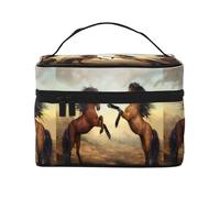 Corgis de Dibujos animadosBolsa de Maquillaje, Bolsa de Cosméticos Portátil para Mujer-Organizador de Cosméticos de Viaje, Regalo para Momentos Especiales