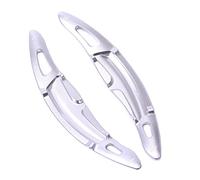 CORGLI Paleta de Cambio para Porsche Panamera Macan Cayenne 92A 911, extensión de Paleta de Cambio de Volante de Coche de Aluminio, Plateado